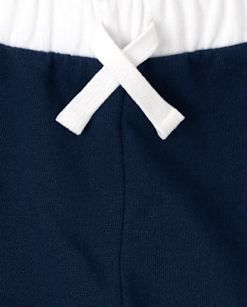 Baby And Toddler Boys Piped French Terry Shorts