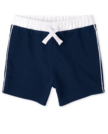 Baby And Toddler Boys Piped French Terry Shorts