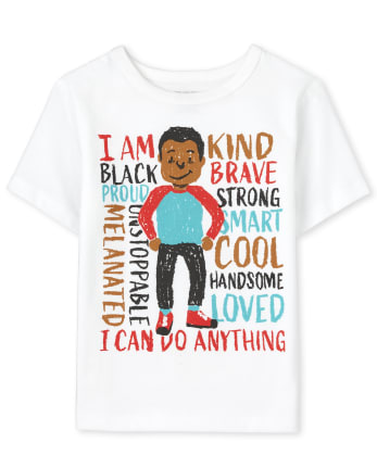 Camiseta con gráfico I Am para bebés y niños pequeños