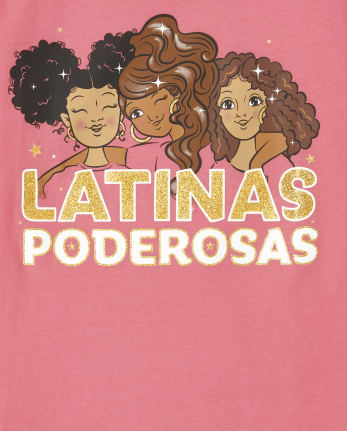 Camiseta gráfica de chicas latinas