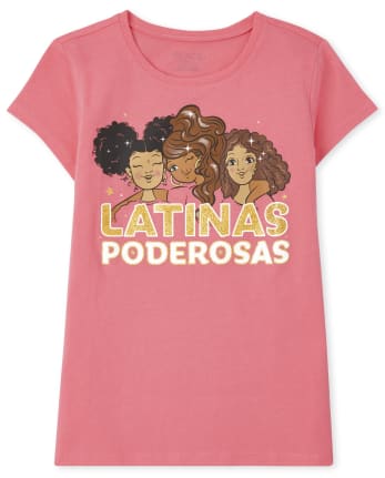 Camiseta gráfica de chicas latinas