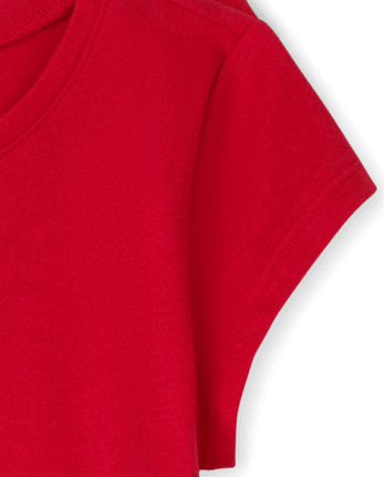 Paquete de 3 camisetas básicas con capas de uniforme para niñas