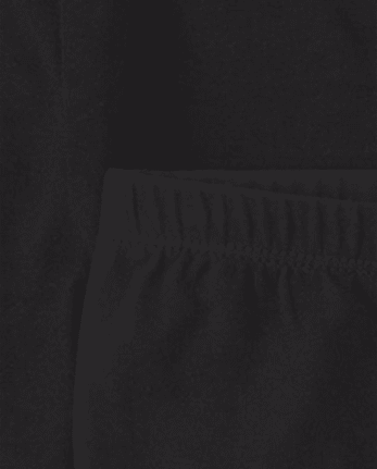 Leggings capri de uniforme para niña, paquete de 2