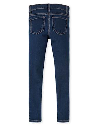Girls Knit Denim Jeggings - Slim