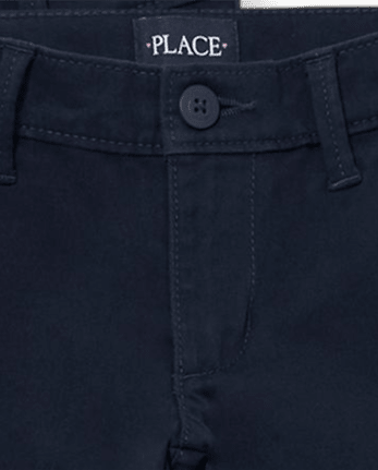 Pantalón chino ajustado elástico Niña Uniform, paquete de 5