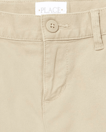 Girls Uniform Stretch Chino Shorts 4-Pack