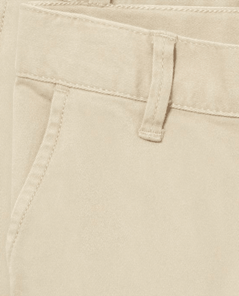 Girls Uniform Stretch Chino Shorts 4-Pack