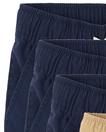 Boys Pull On Jogger Shorts 6-Pack