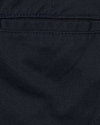 Pantalones chinos ajustados elásticos uniformes para niños, paquete de 5