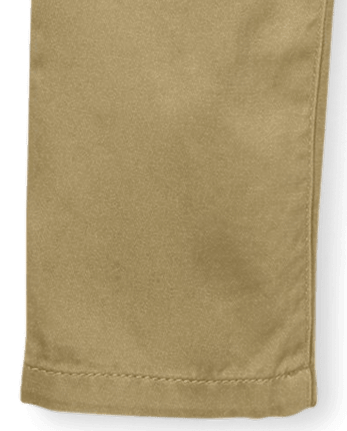 Paquete de 2 pantalones chinos elásticos de uniforme para niños