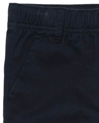 Paquete de 2 pantalones chinos elásticos de uniforme para niños