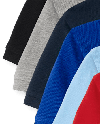 Kids Uniform Soft Pique Polo 7-Pack