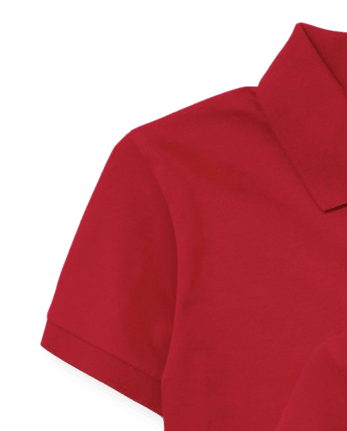 Polo de jersey suave de uniforme para niños, paquete de 3