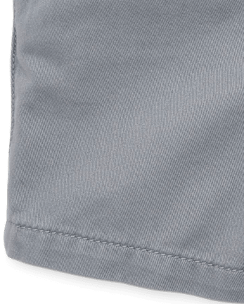 Short chino extensible pour uniforme de bébé et petit garçon