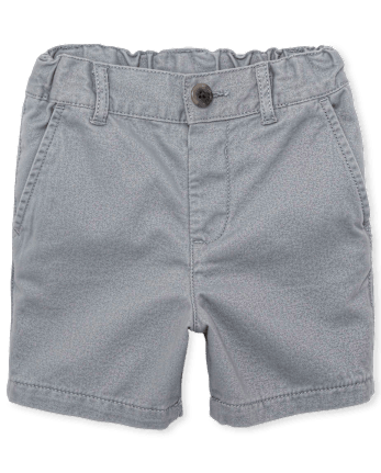 Short chino extensible d'uniforme pour bébés et tout-petits garçons