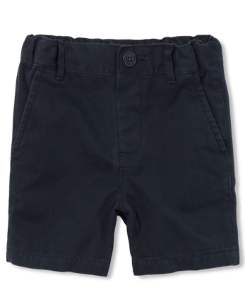 Pantalones Shortschinos elásticos de uniforme para bebés y niños pequeños