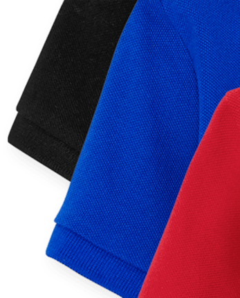 Polo de piqué de uniforme para bebés y niños pequeños, paquete de 4