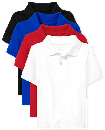Baby And Toddler Uniform Pique Polo -Pack