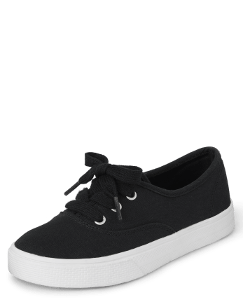 Girls Canvas Low Top Sneakers