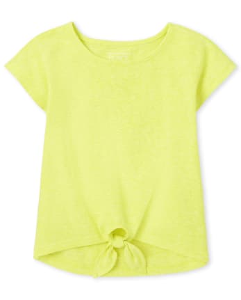 Baby And Toddler Girls Tie Front Top