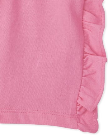 Toddler Girls Floral Flutter Tank Top 4-Piece Set