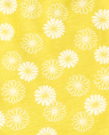 Toddler Girls Floral Tie Shoulder Tank Top 2-Piece Set