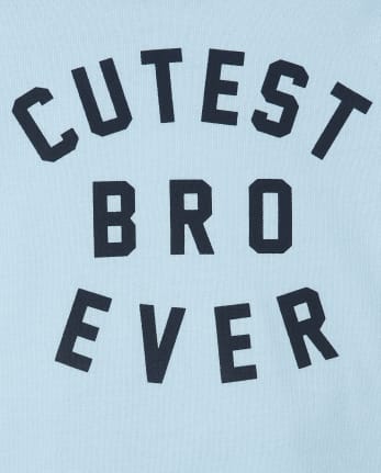 Baby Boys Matching Family Cutest Bro Ever Graphic Bodysuit