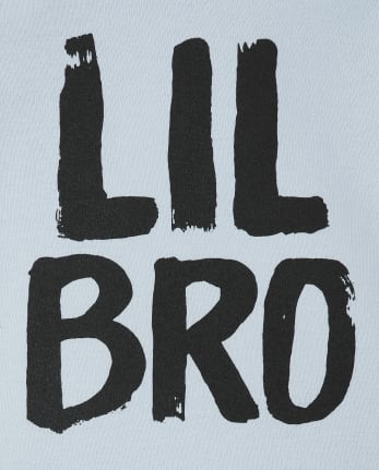 Body gráfico Lil Bro de la familia a juego para bebé niño