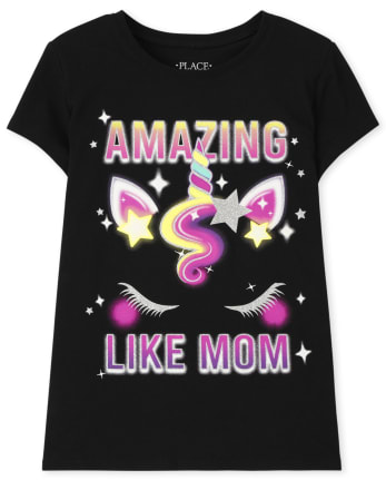 Girls Mom Graphic Tee
