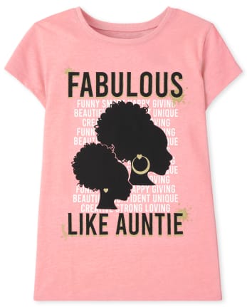 Girls Auntie Graphic Tee