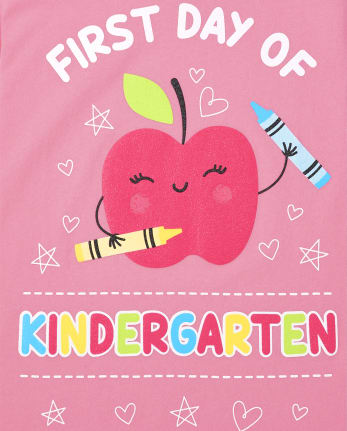 Girls Kindergarten Graphic Tee