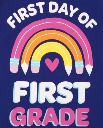 Girls First Grade Graphic Tee
