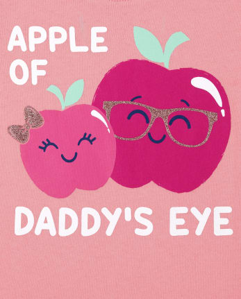 Baby And Toddler Girls Dad Graphic Tee