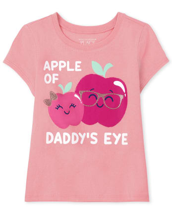 Baby And Toddler Girls Dad Graphic Tee