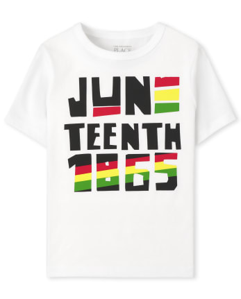 Tee-shirt graphique unisexe pour bébés et tout-petits assortis à la famille Juneteenth