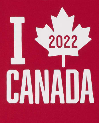 tout-petit T-shirt imprimé Feuille d'érable de la fête du Canada
