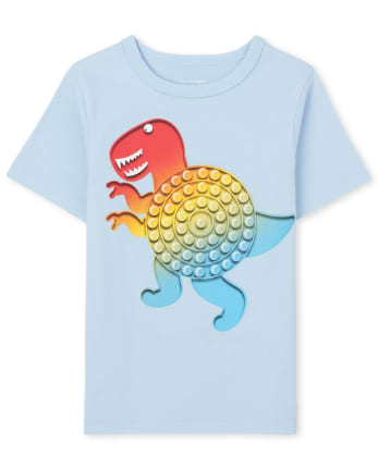 Camiseta con gráfico de Dino para bebés y niños pequeños