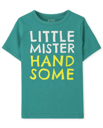 Baby And Toddler Boys Handsome Graphic Tee