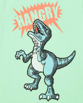 Paquete de 3 camisetas con gráfico de dinosaurio para niños pequeños