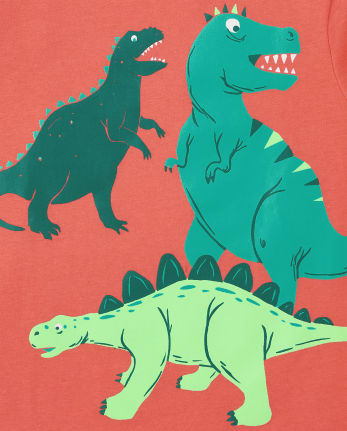 Baby And Toddler Boys Dino And Shark Graphic Tee 3-Pack