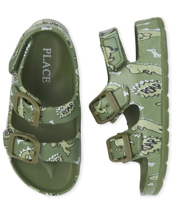 Toddler Boys Dino Buckle Sandals