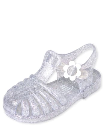 Toddler Girls Flower Jelly Sandals