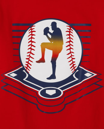T-shirt graphique de baseball pour garçon