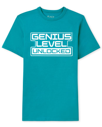 Boys Genius Level Graphic Tee