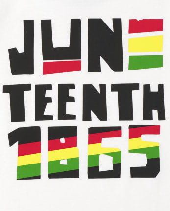 T-shirt graphique assorti pour la famille Juneteenth unisexe pour enfants