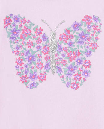 Conjunto de 2 piezas de mariposa para niñas pequeñas