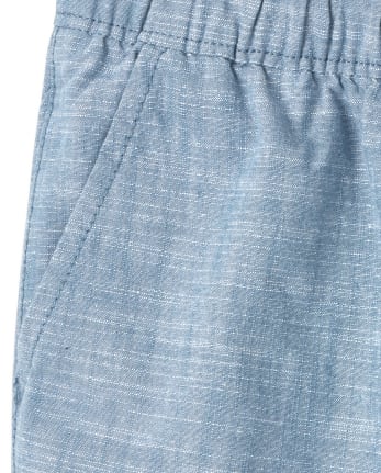 Baby And Toddler Boys Crosshatch Pull On Jogger Shorts