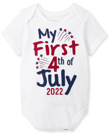 Unisex Baby 4th Of July Graphic Bodysuit