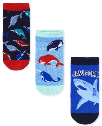 Toddler Boys Ankle Socks 6-Pack
