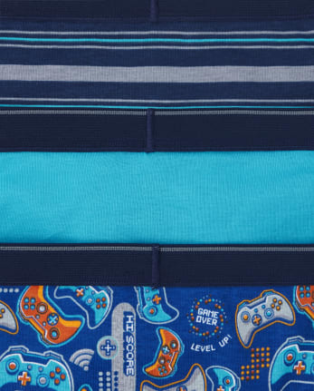 Calzoncillos Gamer para niños, paquete de 10